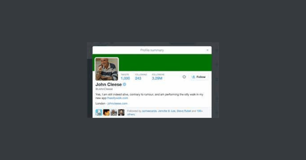 Compelling Twitter Profile